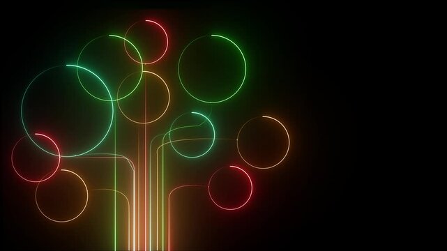 An animated brain icon with a chat symbol creates text. Represents a Large Language Model. AI chatbot, artificial intelligence, conversational and generative technology black background 4k video......