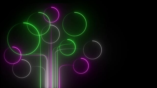 An animated brain icon with a chat symbol creates text. Represents a Large Language Model. AI chatbot, artificial intelligence, conversational and generative technology black background 4k video......