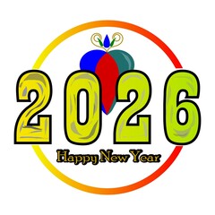 Colorful 2026 New Year celebration with bright fireworks, confetti, glowing numbers 2026, festive lights, and joyful atmosphere symbolizing happiness, hope, and new beginnings