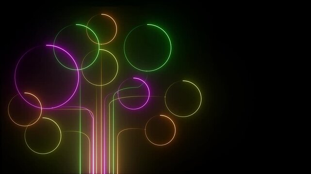 An animated brain icon with a chat symbol creates text. Represents a Large Language Model. AI chatbot, artificial intelligence, conversational and generative technology black background 4k video......