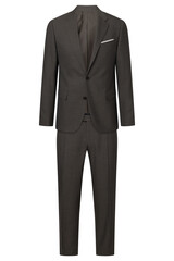 Elegant charcoal grey suit for business or formal occasions