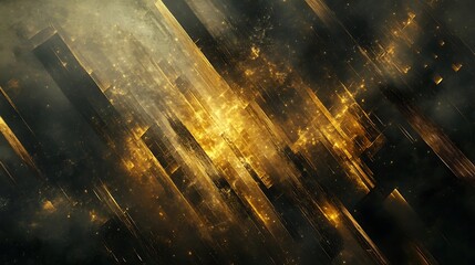 Golden Light Explosion Abstract Background