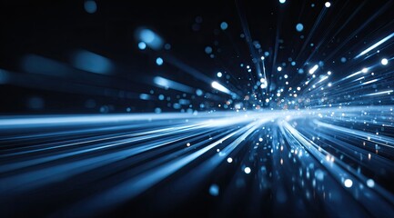 Abstract digital speed blur