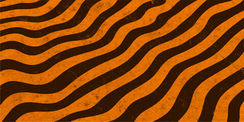 Black and orange tiger and zebra stripe animal pattern fur texture
