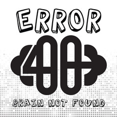 404 error vector tshirt