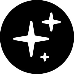 Sparkle Icon Set. AI star sign