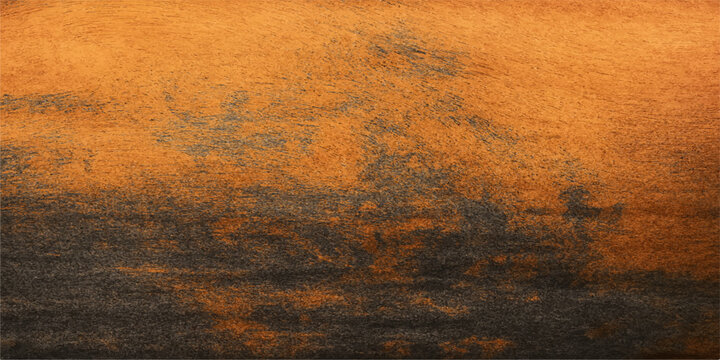 Dried brown grass in sun on a rough, rusty metal surface, creating a dirty, dark, vintage grunge texture background