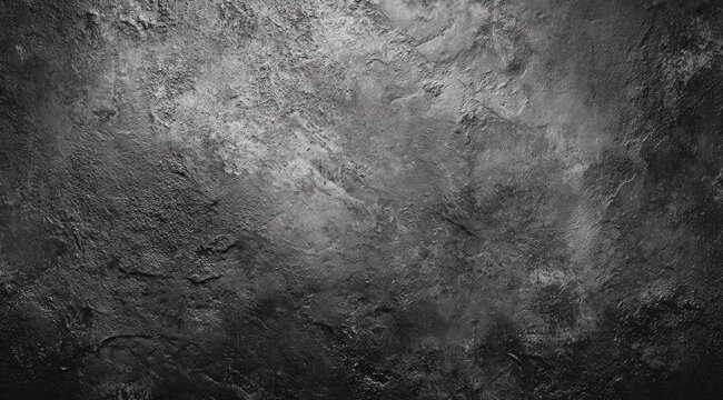Abstract grayscale texture. Rough, textured surface with variations in tone, from dark to light gray. Shadows suggest depth