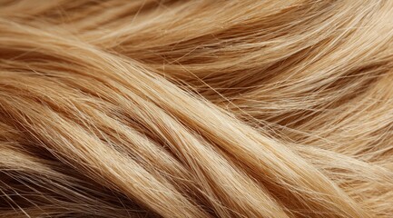 Close-up of light blonde hair strands (1)