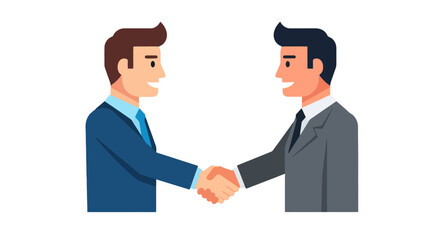 Business Partners Shake Hands Agreement on a Black Background Showing Cooperation