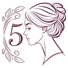 woman with long hair