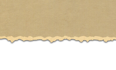 Ripped Torn Paper Edges Set, Jagged Paper Texture Isolated, Raw Artistic Paper Design, Scrap Paper Elements