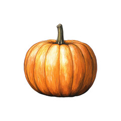 pumpkin hand drawn vector illustration