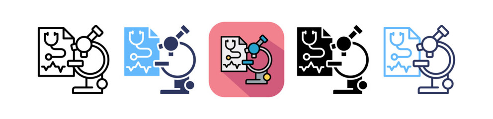 Diagnostic Laboratory multiple icon