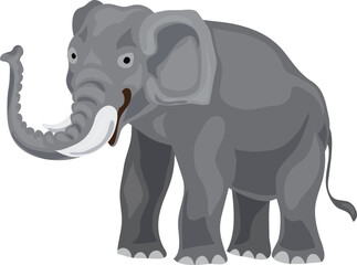 Elephant wild jungle animal