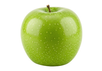 Isolated Granny Smith apple, a popular variety of green apple with a crisp, tart flavor