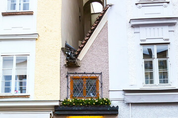 Narrow house in Salzburg, Austria