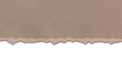 Ripped Torn Paper Edges Set, Jagged Paper Texture Isolated, Raw Artistic Paper Design, Scrap Paper Elements