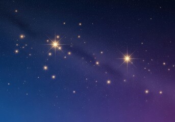 Vibrant galaxy stars twinkle in deep space nebula with cosmic dust and celestial wonders