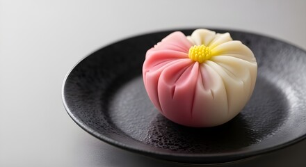 Traditional Nerikiri Wagashi Japanese Dessert Studio Photography