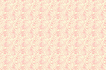 soft pastel pink abstract seamless pattern with organic swirl lines background modern minimal texture design for fabric.