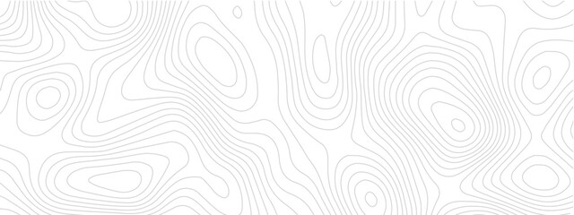Abstract topographic map background seamless contour line pattern for geography and cartography themes