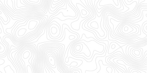 Topographic map background contour lines on a white surface geography and cartography concept