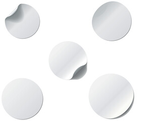Sticker Label and Sale Tag Vector Collection – Blank Stickers, Discount Badges, Price Tags and Promotional Labels