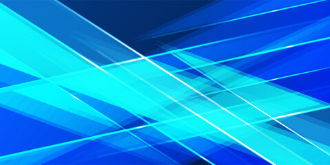 Modern blue background poster with dynamic. technology network abstract modern design art