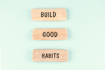 Build good habits, change lifestyle, healthy and positive attitude, motivation concept, encouragement and personal development