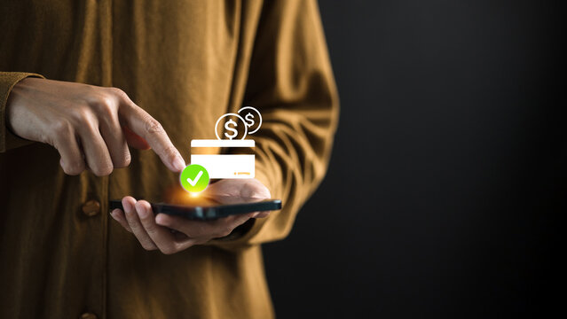 Mobile Payment and Digital Financial Transaction Concept