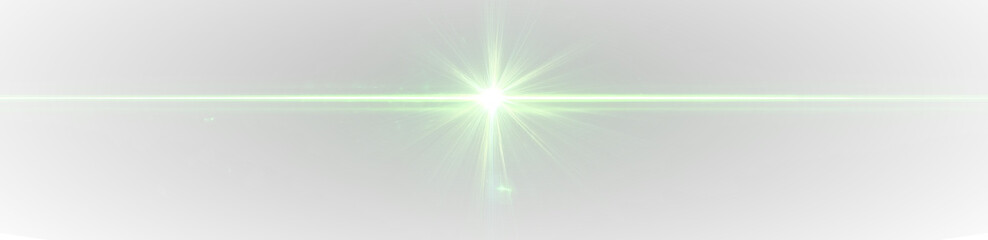 Fototapeta premium Png green shine twinkle sparkle magic glow star beam effect. 
