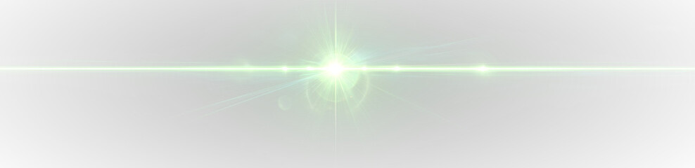 Png green glow sparkle magic shine twinkle star beam effect.
