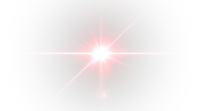 Png red glow shine sparkle twinkle magic star beam effect.
