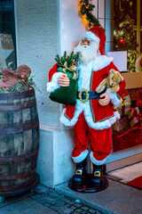 Santa Claus Christmas street decoration