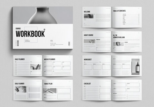 Workbook Magazine Template Landscape