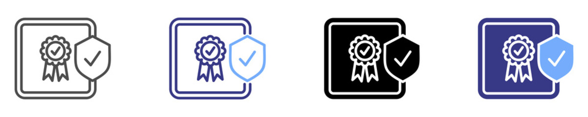 commitment icon set multiple style