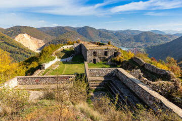 Zvornik Fortress near the town of Zvornik, Bosnia and Herzegovina