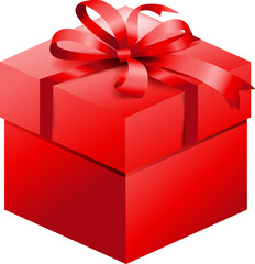 Elegant 3D gift boxes with golden ribbons and festive bows.