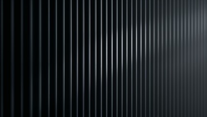 Obraz premium Modern Abstract Pattern, Dark Vertical Lines Illuminated by Strong Light, Creating a Dynamic Play of Shadow and Highlight, Contemporary Design