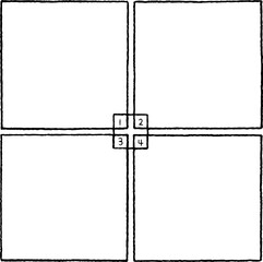 인스타툰 4컷 만화 프레임