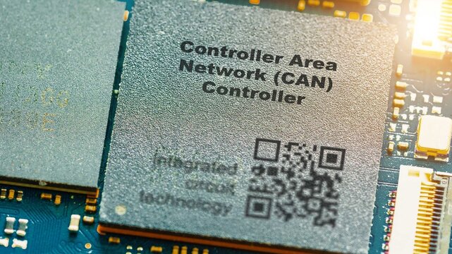 Controller Area Network (CAN) Controller IC for robust communication in automotive and industrial applications.