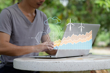 Analyzing Electricity Production Data from Wind Turbines Outdoors