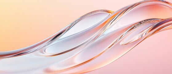 Microscopic fluid currents displaying iridescent light refraction, suggesting advanced material science and nano structures in motion.