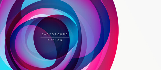 Abstract colorful layers create dynamic visual effect. Modern design, vibrant hues, smooth gradients, perfect backdrop.