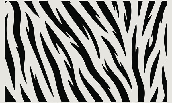Print Print stripe animal jungle bengal tiger fur texture pattern white black, illustration, vector, Seamless Tiger Stripe Background.