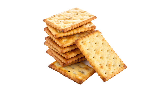 Stacked crispy crackers ready to be enjoyed as a snack or used in recipes
