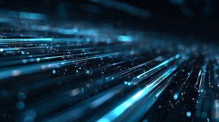 Experience the speed of light with this dynamic abstract technology background, ideal for conveying innovation, digital transformation, and futuristic concepts