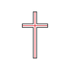 Sleek Cross Design in Minimalistic Style