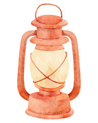 Red Kerosene Lantern